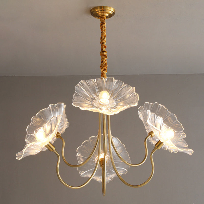 Luci del lampadario dell'isola cilindro moderni apparecchi di illuminazione lampadario in vetro con decorazione di uccelli