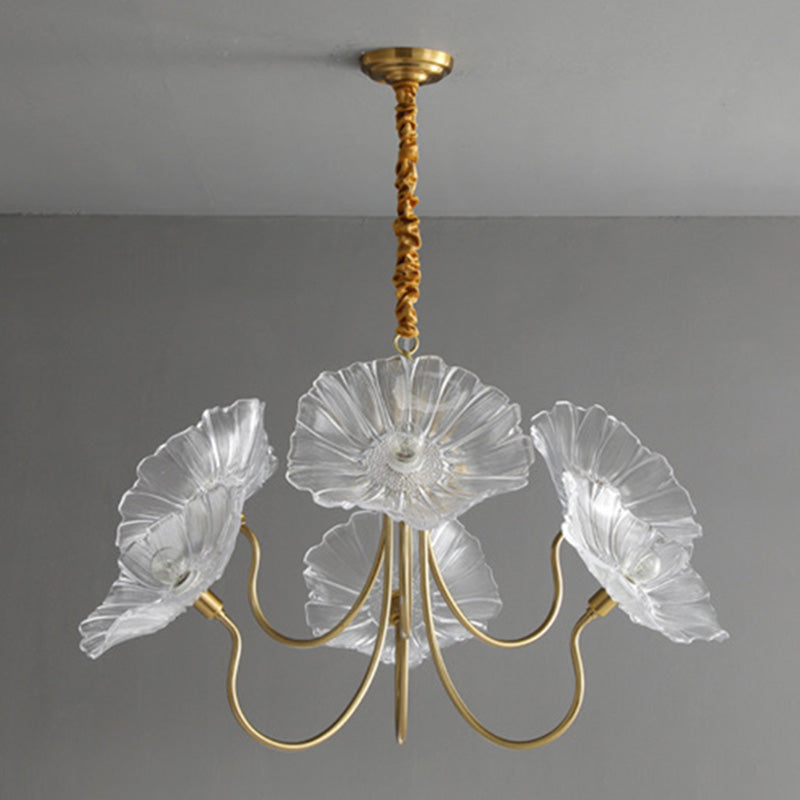 Luci del lampadario dell'isola cilindro moderni apparecchi di illuminazione lampadario in vetro con decorazione di uccelli