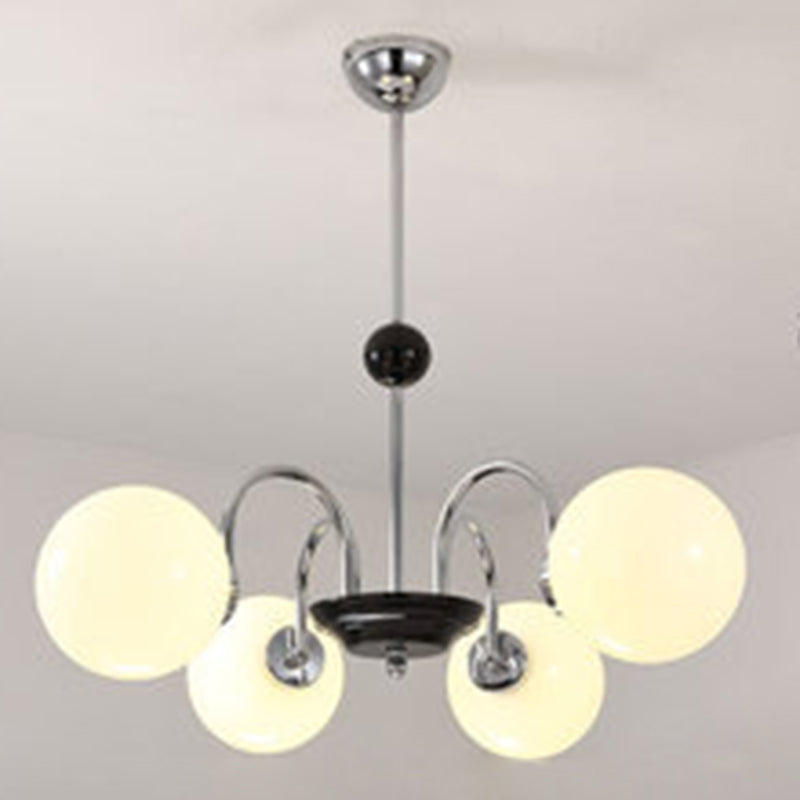 Globe Chandelier Light Fixture Modern Glass Pendant Lighting for Restaurant