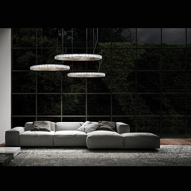 Metal Chandelier Modern Simplicity Chandelier Light Fixture for Living Room Bedroom