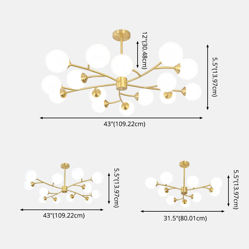 Lampada lampadina a globo Illuminazione a sospensione moderna in vetro bianco per il ristorante