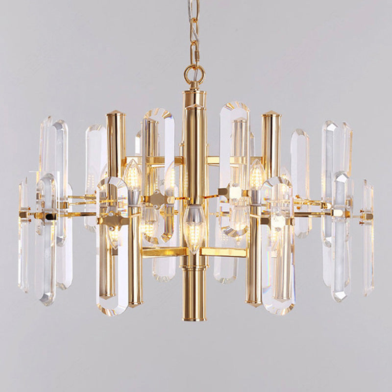 Modern Chandelier Pendant Light Two layers Suspension Light for Living Room Dining Room