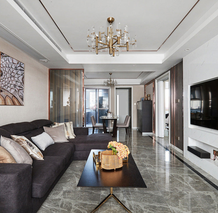 Modern Chandelier Pendant Light Two layers Suspension Light for Living Room Dining Room