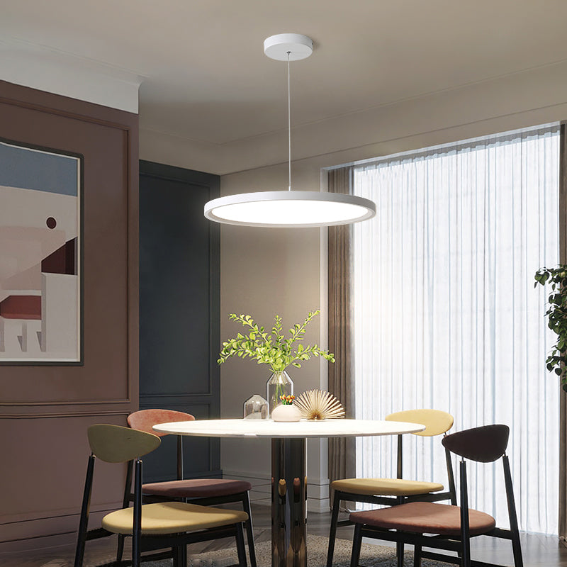 Contemporary Simple Style One Light LED Pendant Lighting for Study Room