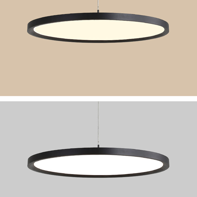 Contemporary Simple Style One Light LED Pendant Lighting for Study Room