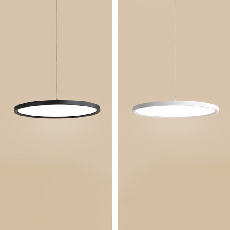 Contemporary Simple Style One Light LED Pendant Lighting for Study Room