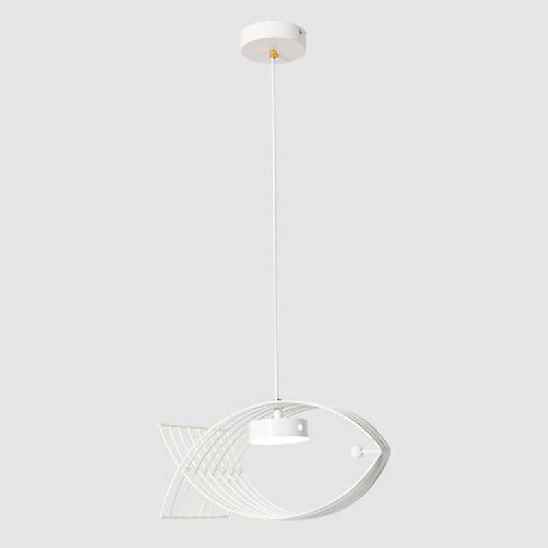 Forme de poisson en une lumière Lumière Light Atest de suspension LED moderne Éclairage d'éclairage pour la cuisine