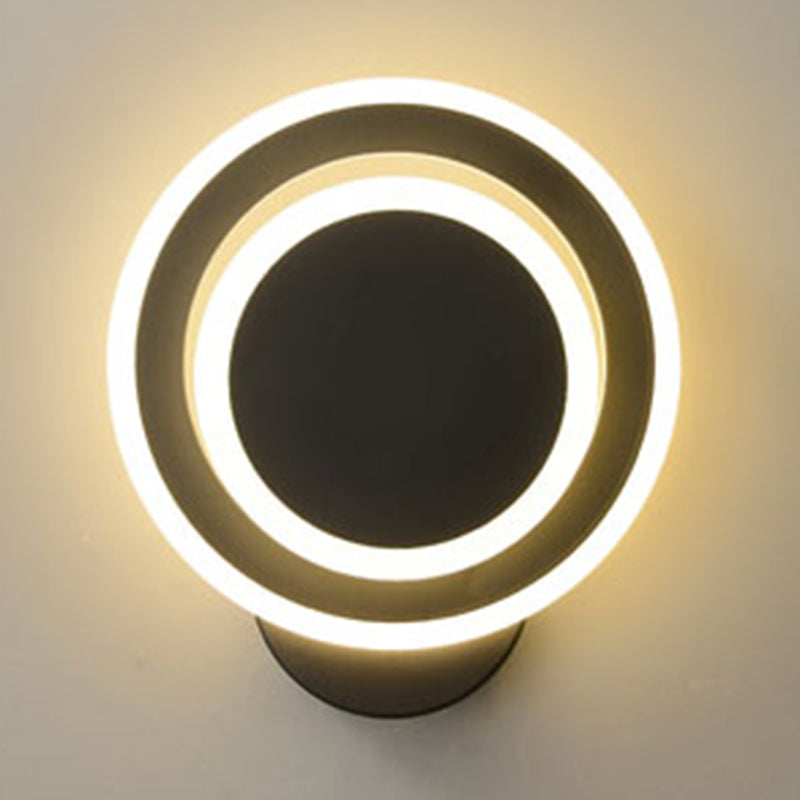 Sonded Bedroom Luz Luz Luz Led Metal Minimalista Montaje de pared Luz de luz de luz