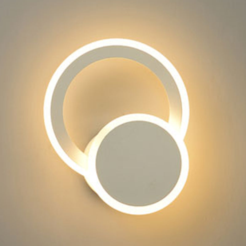 Sonded Bedroom Luz Luz Luz Led Metal Minimalista Montaje de pared Luz de luz de luz