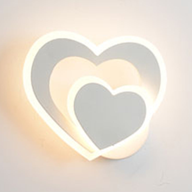 Sonded Bedroom Luz Luz Luz Led Metal Minimalista Montaje de pared Luz de luz de luz