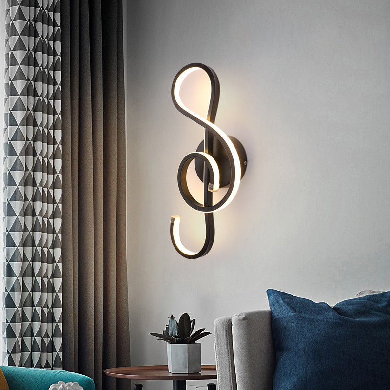 Metal Twist Sconce Light Fixture Modern Style LED Wall Mount Light Fixture for Bedroom