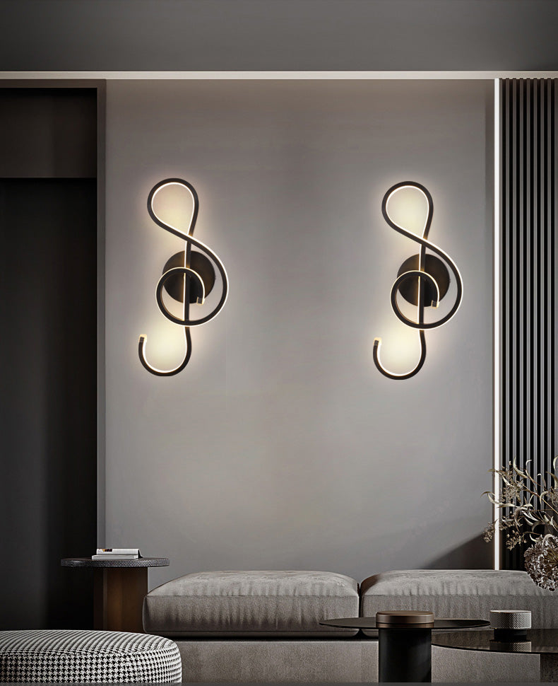 Metal Twist Sconce Light Fixture Modern Style LED Wall Mount Light Fixture for Bedroom