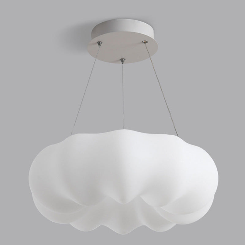 Luz de colgante de nubes blancas 1 iluminación de suspensión de blub para comedor para comedor