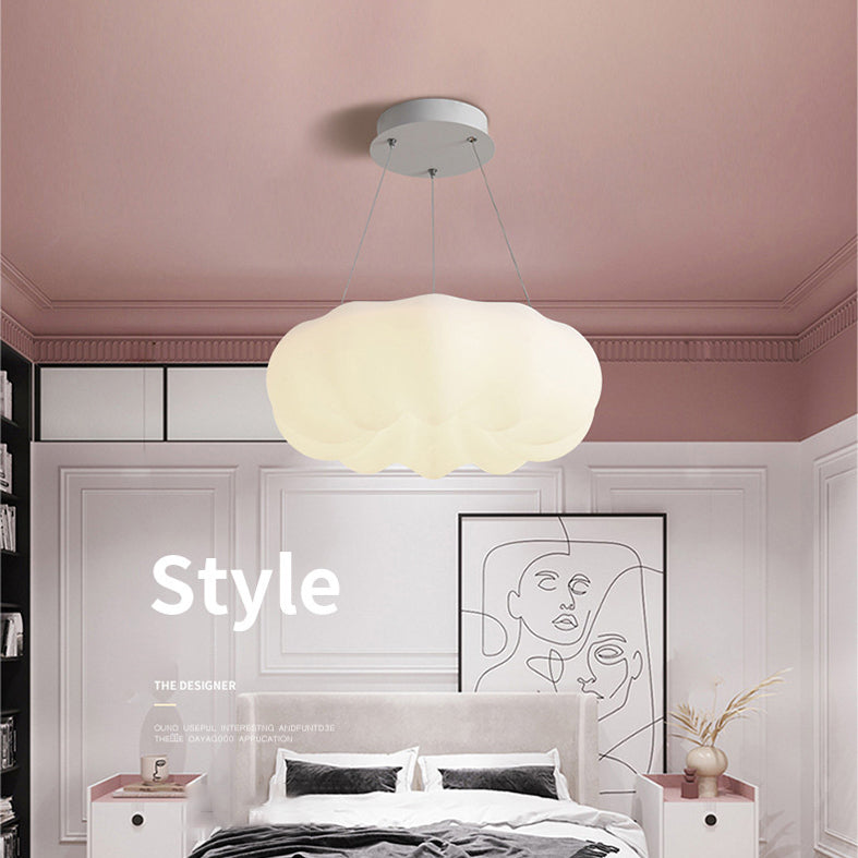 Luz de colgante de nubes blancas 1 iluminación de suspensión de blub para comedor para comedor