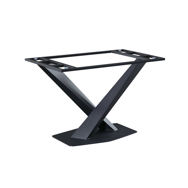 Fixed Sintered Stone Dining Room Set of with Pedestal Base Table Dining Room Furniture for Home