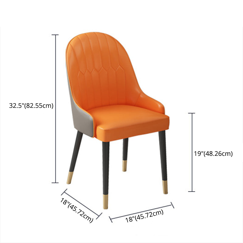 Minimalist Style Sintered Stone Dining Table with Fixed Table and Double Pedestal Base