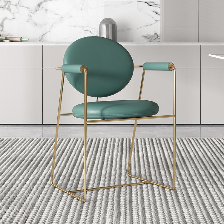 Modern Sintered Stone Dining Room Set Standard Height with Double Pedestal Base Dining Furniture