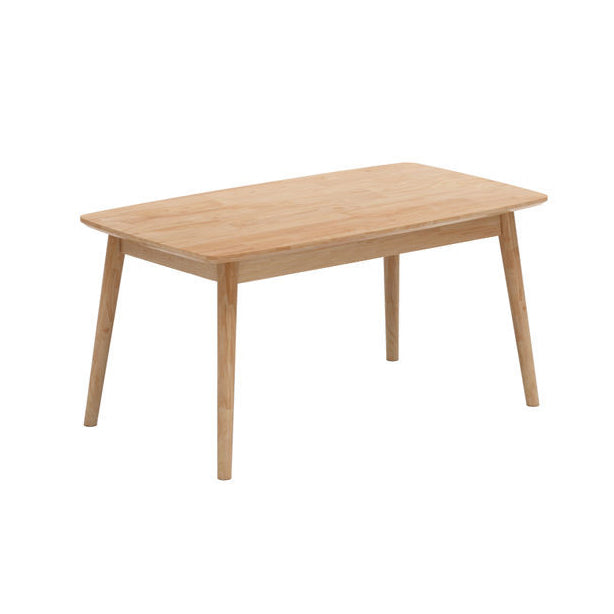 Minimalist Solid Wood Dining Set Standard Height with 4 Legs Base Dining Room Set for Home Use