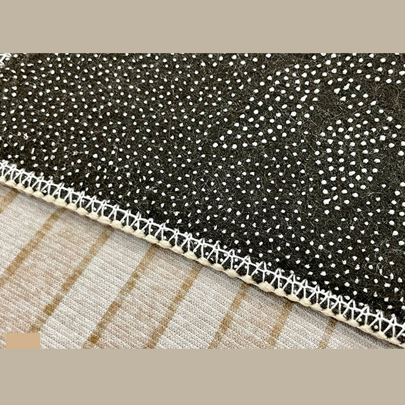 Contemporary Apricot Tone Carpet Polyster Indoor Rug Anti-Slip Washable Area Carpet for Living Room