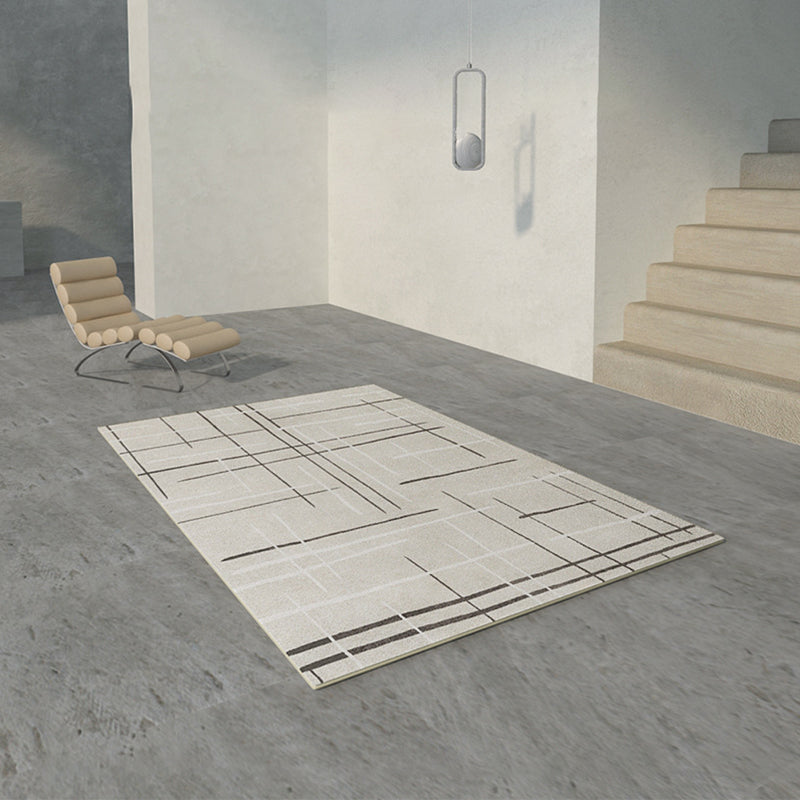 Artistic Carpet Modern Indoor Rug Washable Polyster Stain Resistant Area Carpet for Living Room