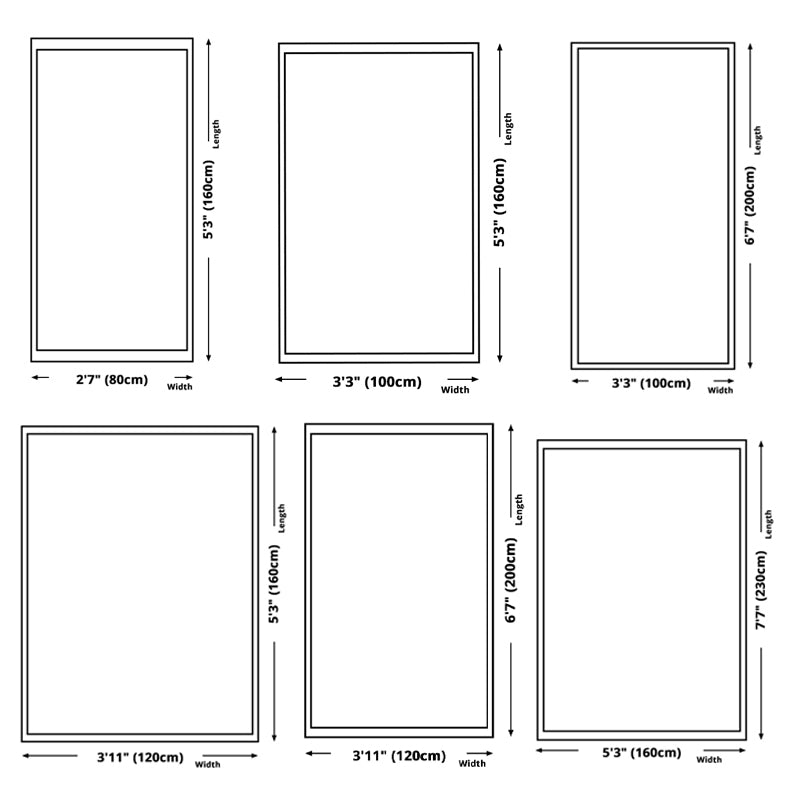 Modern Color Block Rug Polyester Beige Area Carpet Non-Slip Backing Rug for Living Room