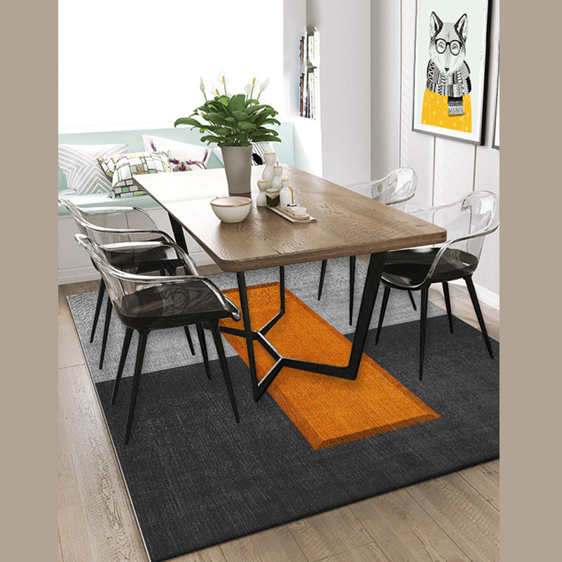 Luxury Geometric Print Carpet Polyester Indoor Rug Non-Slip Backing Area Carpet for Living Room