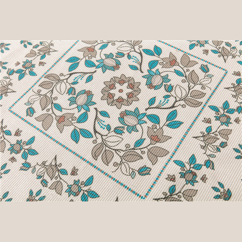 Bohemian Area Rug Americana Pattern Modern Carpet Fringe Design Cotton Blend Rug for Living Room
