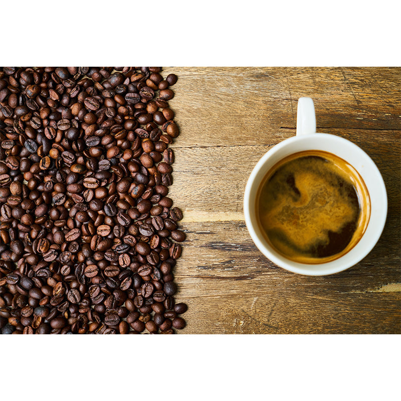 Fragrant Coffee Wall Decal for Moern Coffee Shop Stain Resistant, Made to Measure