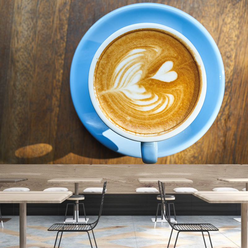 Fragrant Coffee Wall Decal for Moern Coffee Shop Stain Resistant, Made to Measure