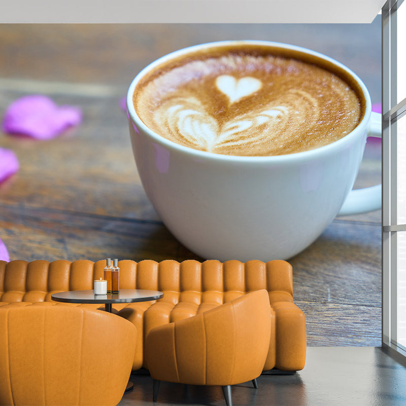Strong Coffee Mural Modern Wall Covering for Coffee Shop and Living Room