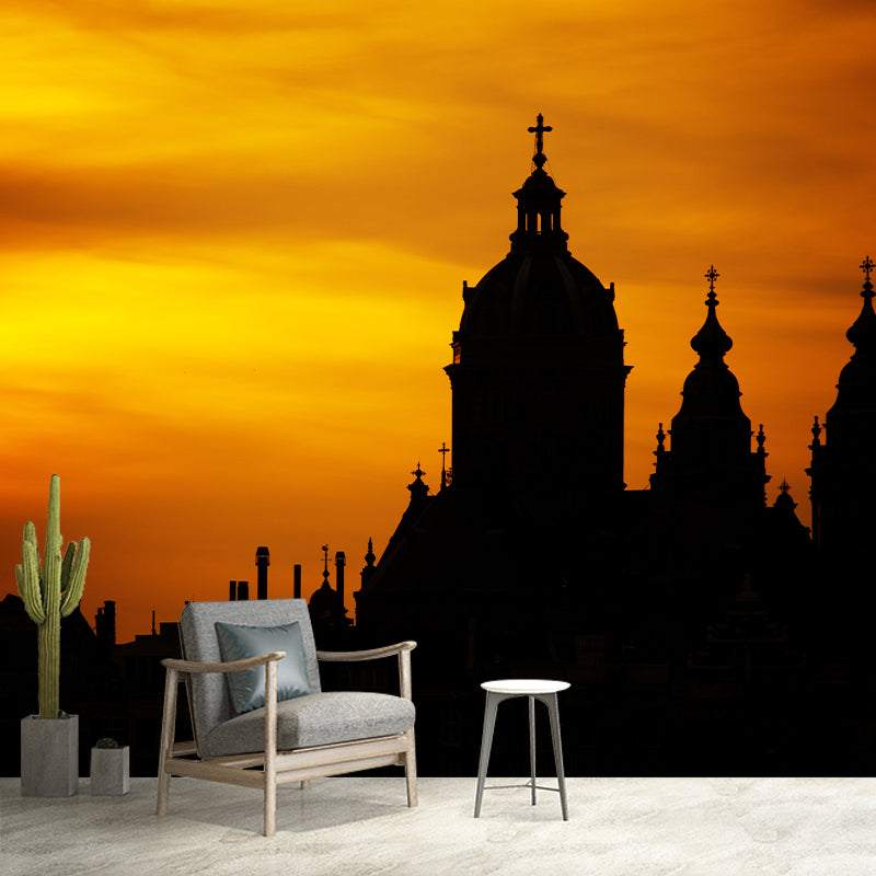 Dutch City Architecture Scenery Mural Water Resistant, Personalized Size