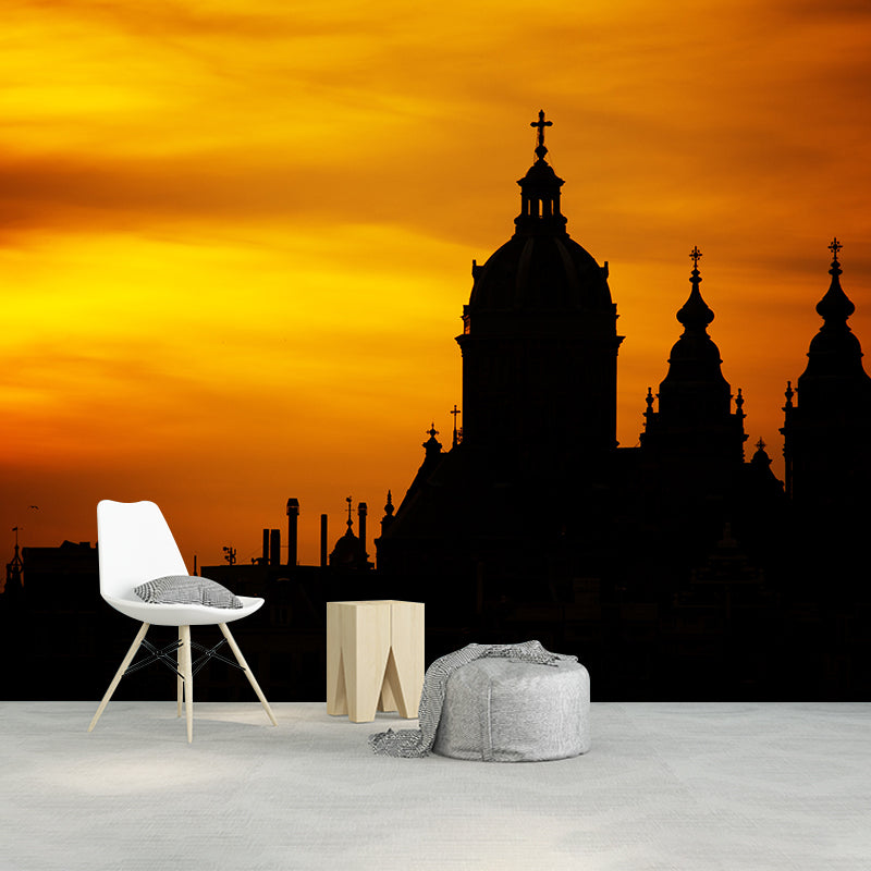 Dutch City Architecture Scenery Mural Water Resistant, Personalized Size