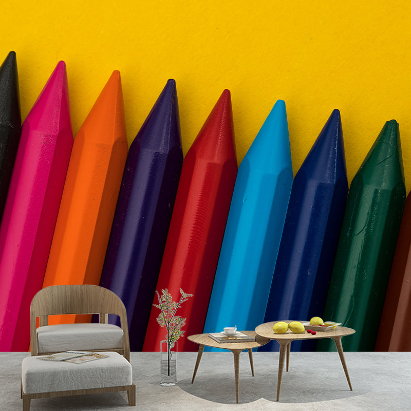 Painting Hobby Mural for Study Room Stain Resistant, Personalized Size