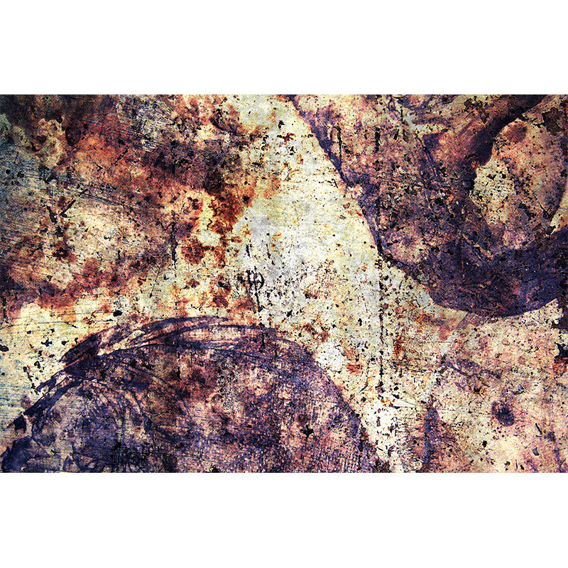 Industrial Style Metal Wall Mural Stain Resistant Wall Art for Living Room