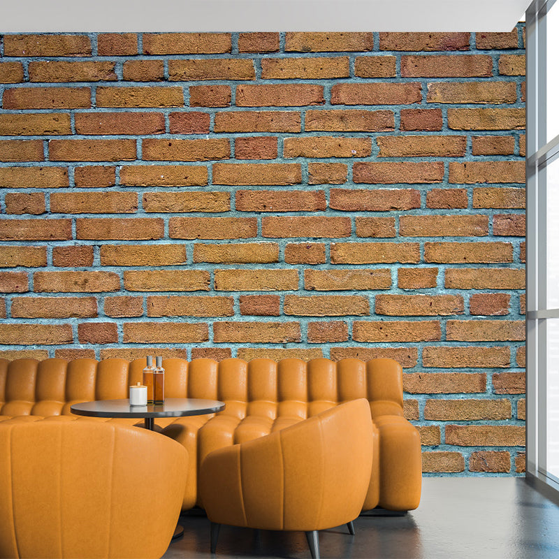 Industry Style Brick Wall Decor Dining Room Mural Wallpaper, Personalized Size