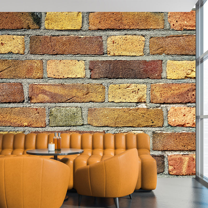 Brick Wall Mural Full Size Wall Decor for House Interior, Personalized Size
