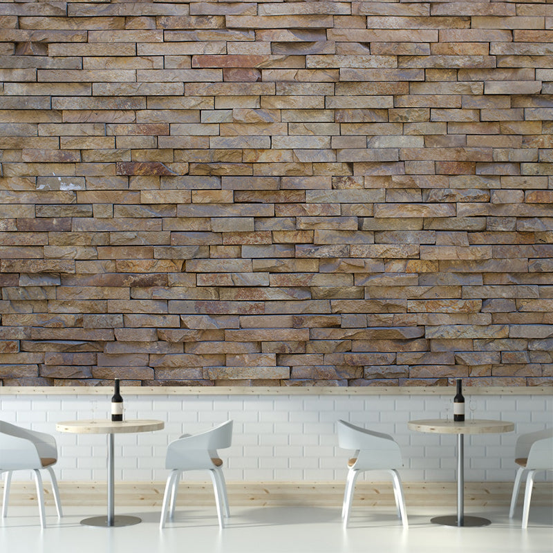 Brick Wall Decor Waterproofing Wall Covering for Boy Bedroom, Personalized Size