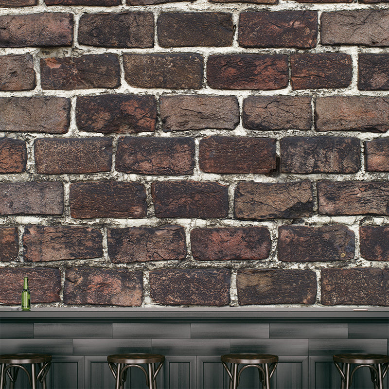 Brick Wall Decor Waterproofing Wall Covering for Boy Bedroom, Personalized Size