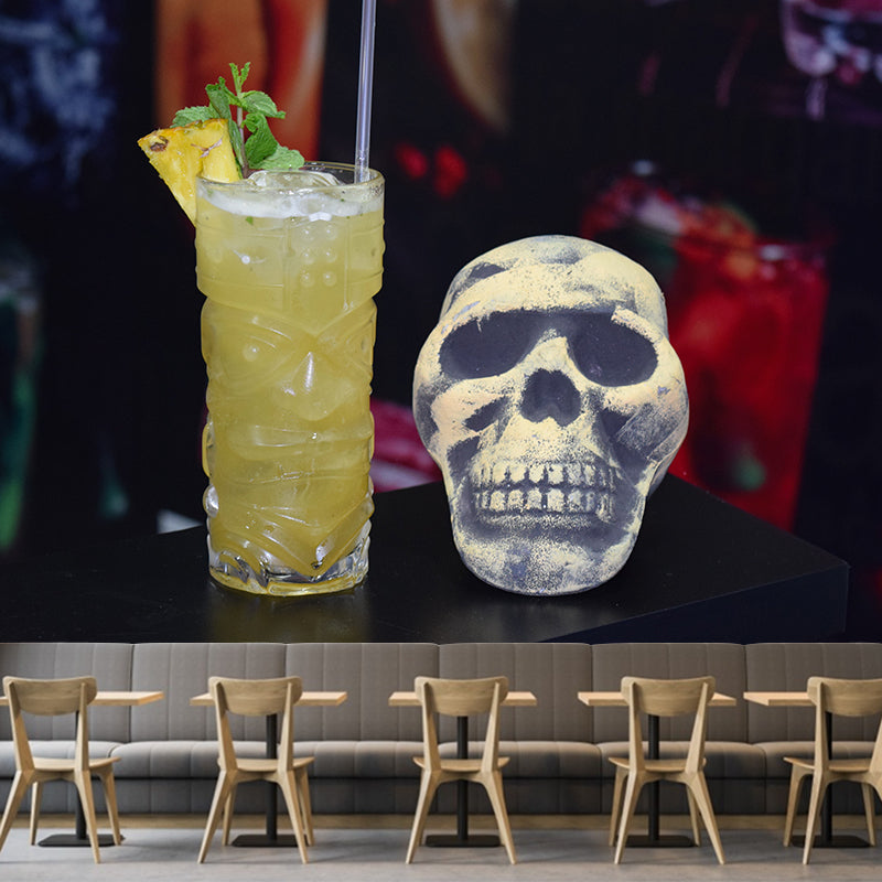 Contemporary Commercial Wine Club Wall Decor Water Resistant, Personalized Size