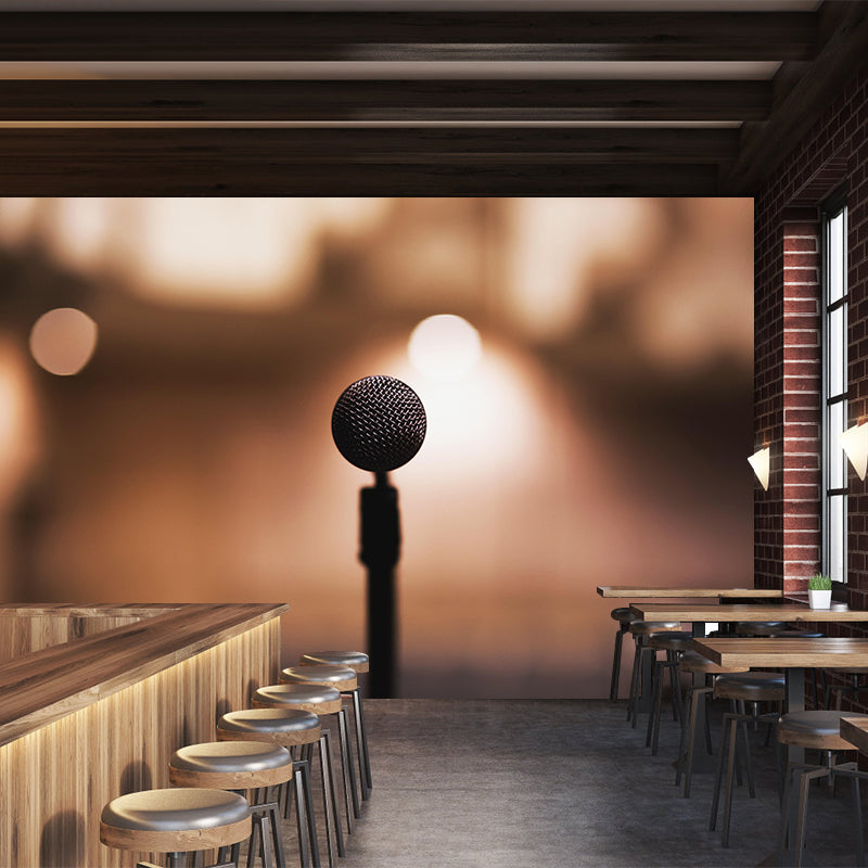 Hobby Sing Songs Mural Wallpaper Water Resistant Environment Friendly Wall Decor