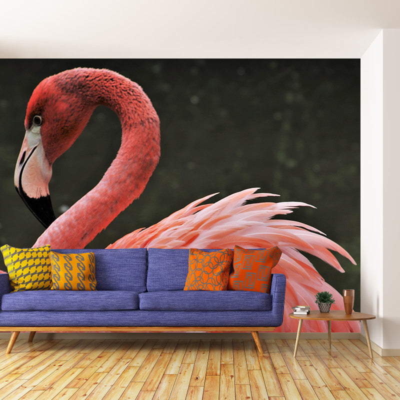 Flamingo Murals Moisture Resistant Contemporary Hallway Wall Decoration