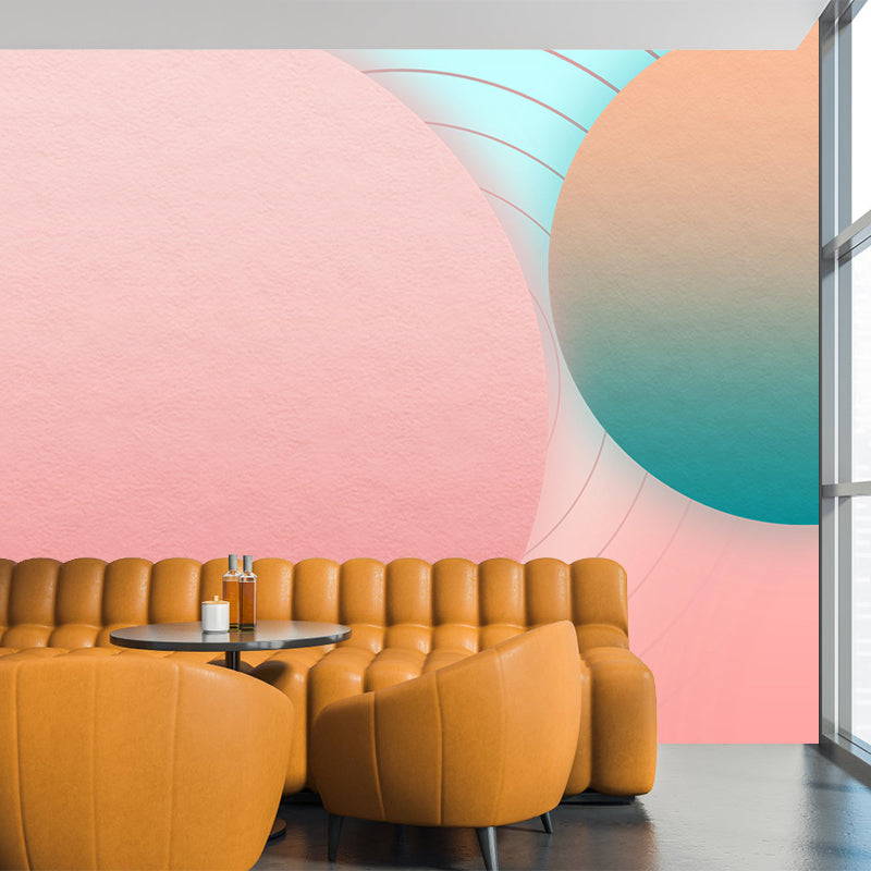 Illustration Customized Geometry Mural Contemporary Wall Decor Office Wall Murals