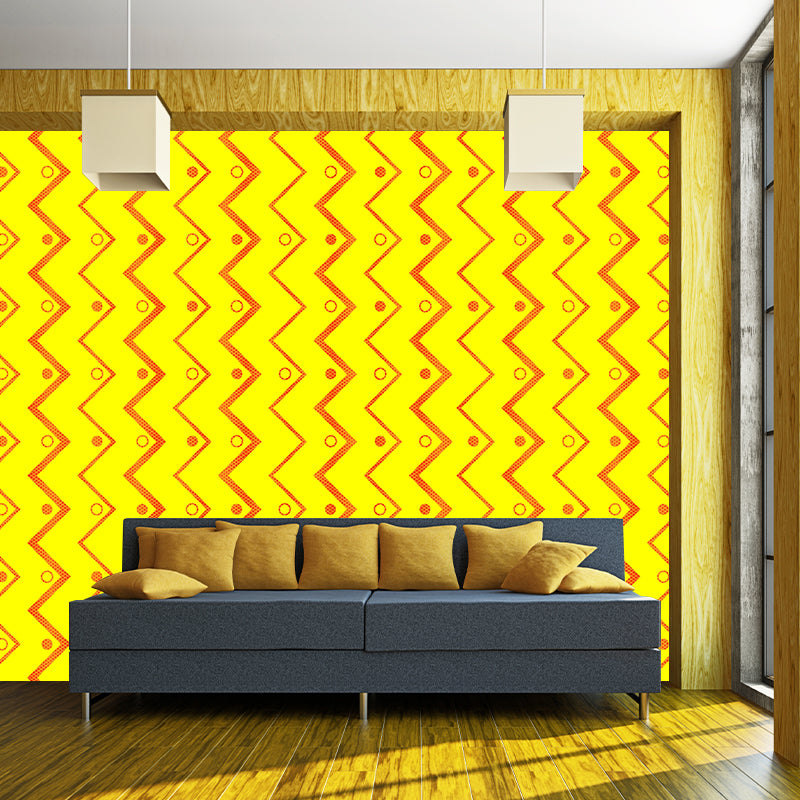 Helle Farbgeometrie-Wandbild, umweltfreundliche Heimdekoration für Schlafzimmer