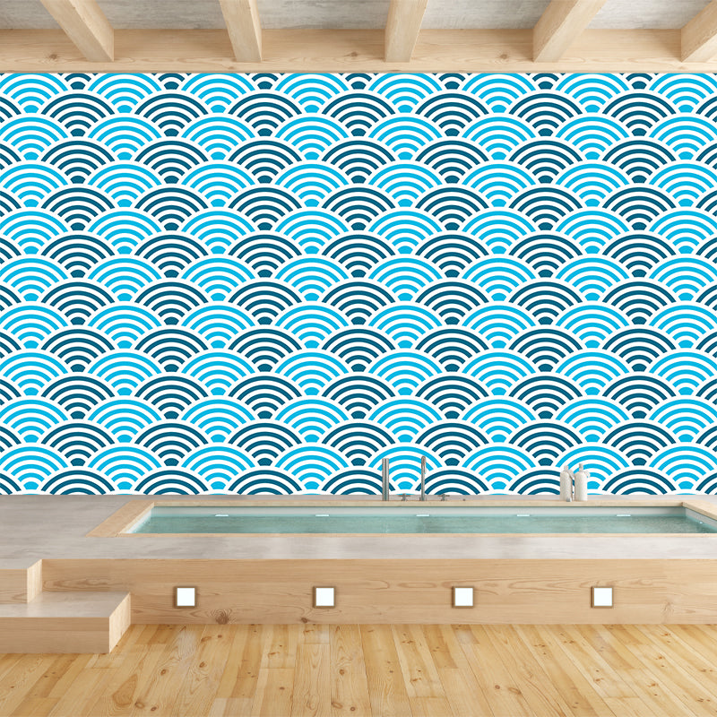 Lichte kleur geometrie muurschildering behang hedendaagse wandbekleding voor woondecoratie