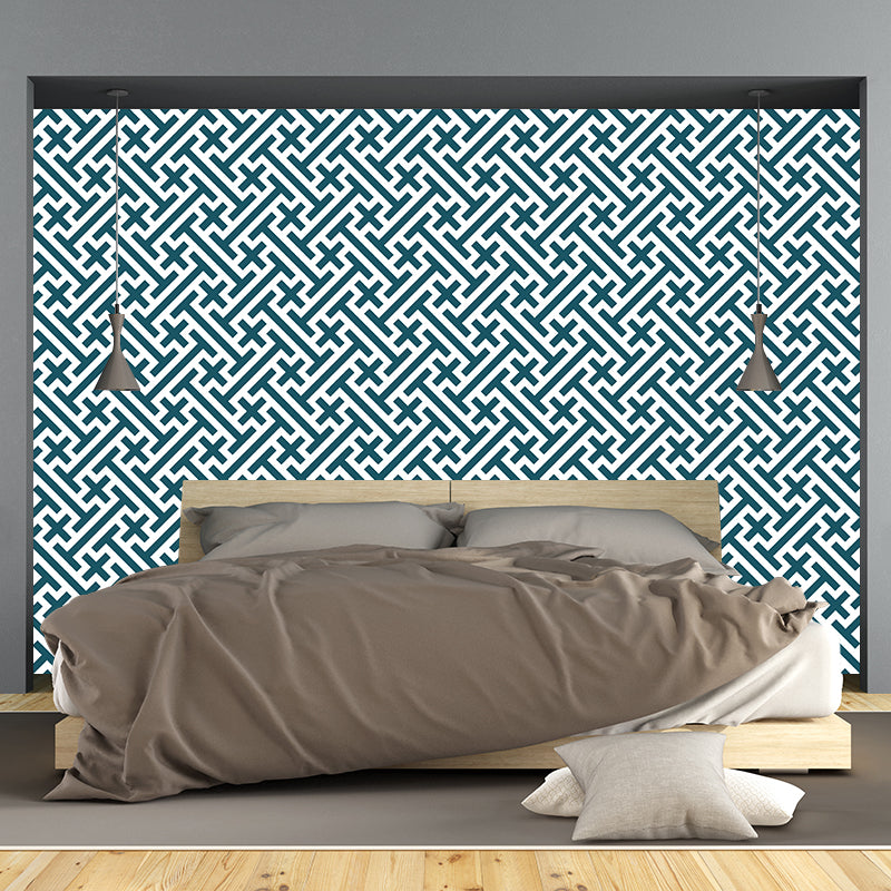 Customized Geometry Mural Wallpaper Contemporary Wall Covering for Home Decor