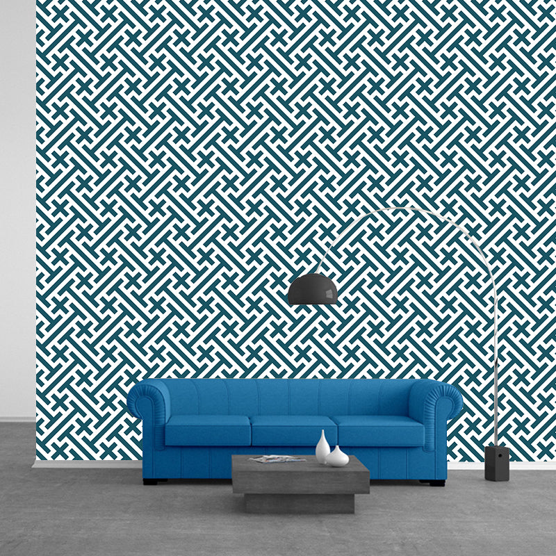 Customized Geometry Mural Wallpaper Contemporary Wall Covering for Home Decor