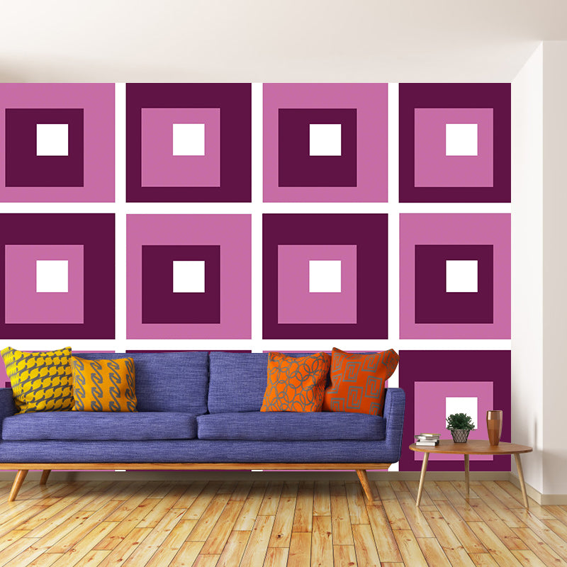 Customized Geometry Mural Wallpaper Contemporary Wall Covering for Home Decor