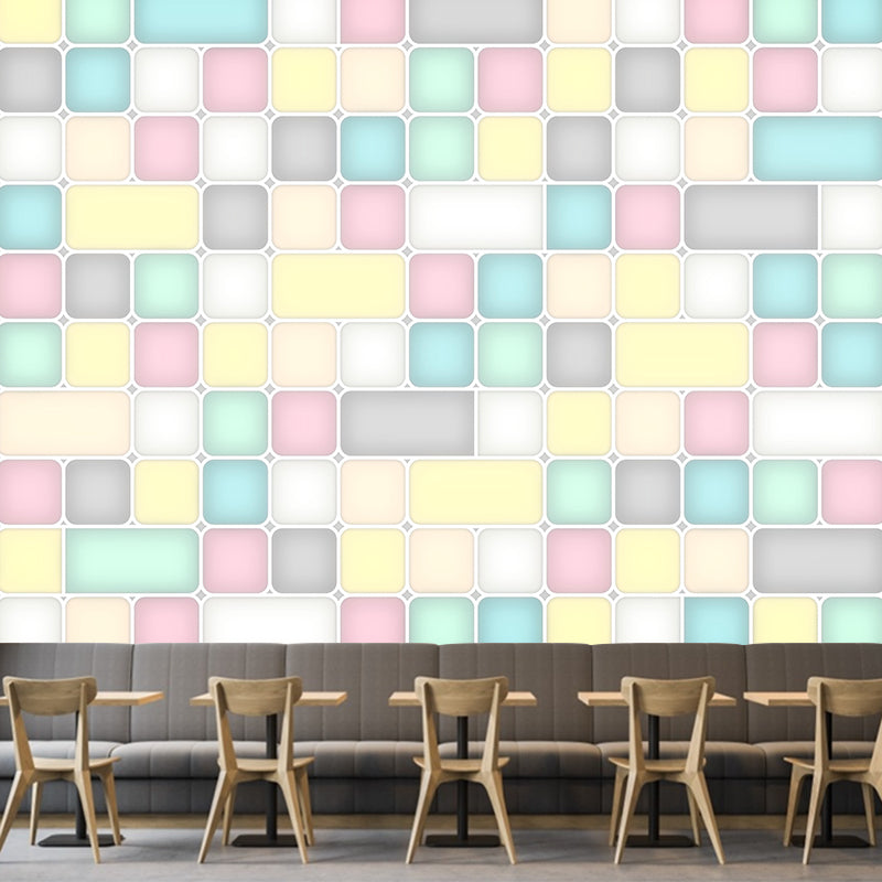 Living Room Home Decoration Wall Mural Geometry Mildew Resistant Wall Art