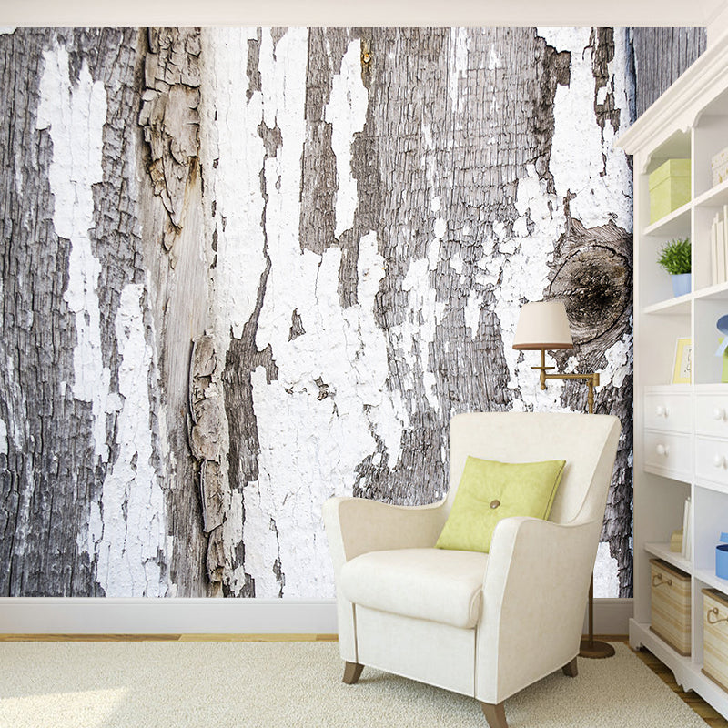 Old Wood Texture Mural Wall Decals Home Decoration Living Room Wall Decor