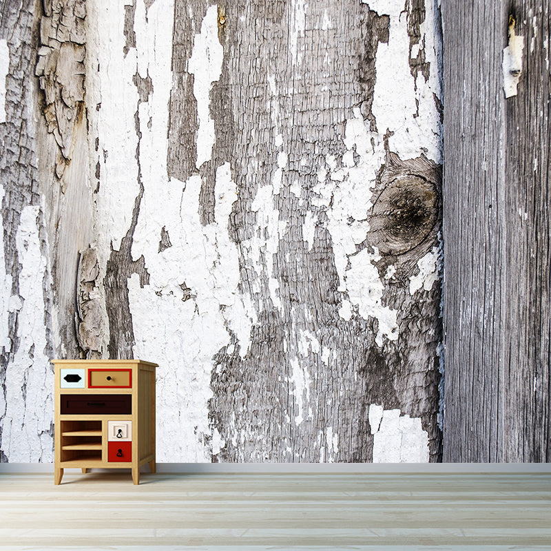 Old Wood Texture Mural Wall Decals Home Decoration Living Room Wall Decor